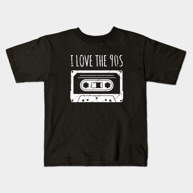 I love the 90s Cassette Tapes Kids T-Shirt by evermedia